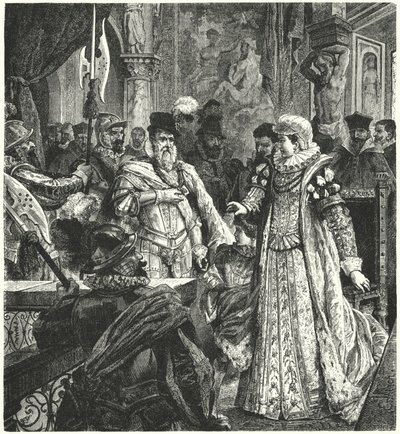 Arrival of the Duke of Alba in Brussels to Take Up His Post as Governor of the Spanish Netherlands, 1567 by German School